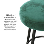 Twyla 2-Piece Glam Swivel-Seat Barstool Set Living Room Walker Edison  Thumbnail