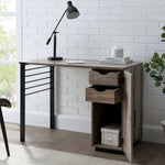 Jared 42" Storage Desk with Chalkboard Door Desks Walker Edison  Thumbnail