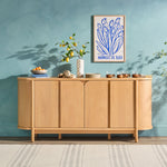 Ezra 70" Modern Curved TV Stand & Sideboard Buffet Thumbnail
