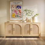 Sasha 70" Modern Reeded Sideboard / TV Stand Thumbnail