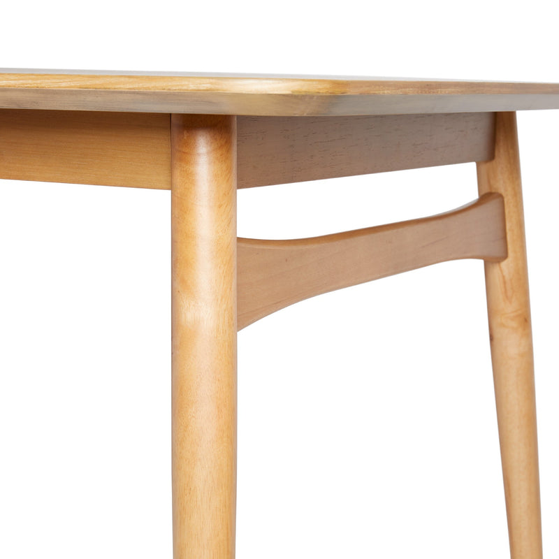 Mid-Century Modern 59" Wood Tapered Legs Dining Table Dining / Kitchen Walker Edison 