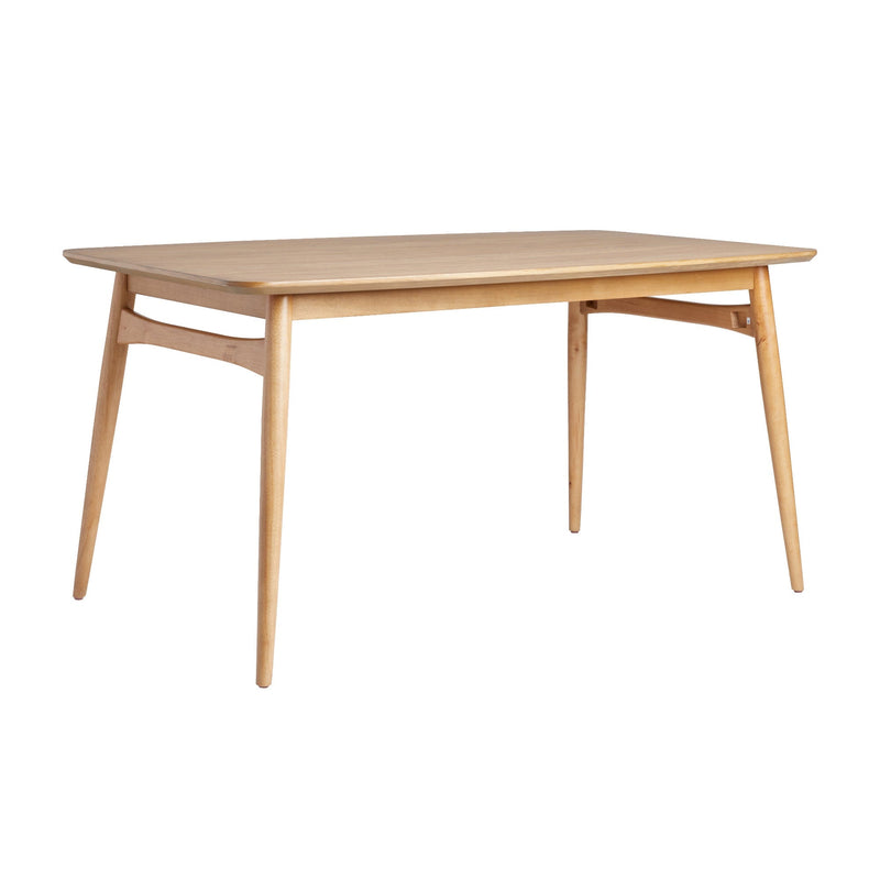 Mid-Century Modern 59" Wood Tapered Legs Dining Table Dining / Kitchen Walker Edison 