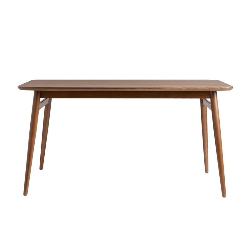 Mid-Century Modern 59" Wood Tapered Legs Dining Table Dining / Kitchen Walker Edison 