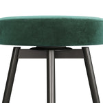 Twyla 2-Piece Glam Swivel-Seat Barstool Set Living Room Walker Edison  Thumbnail