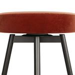 Twyla 2-Piece Glam Swivel-Seat Barstool Set Living Room Walker Edison  Thumbnail