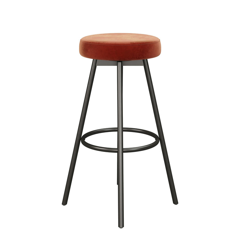 Twyla 2-Piece Glam Swivel-Seat Barstool Set Living Room Walker Edison 