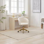 Walker Edison | Hengming Golden foot office chair, modern armchair, height adjustable, rotary cosmetic chair, for bedroom Thumbnail