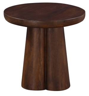 Walker Edison | Stylish Wood Round Side/End Table