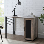 Jared 42" Storage Desk with Chalkboard Door Desks Walker Edison  Thumbnail