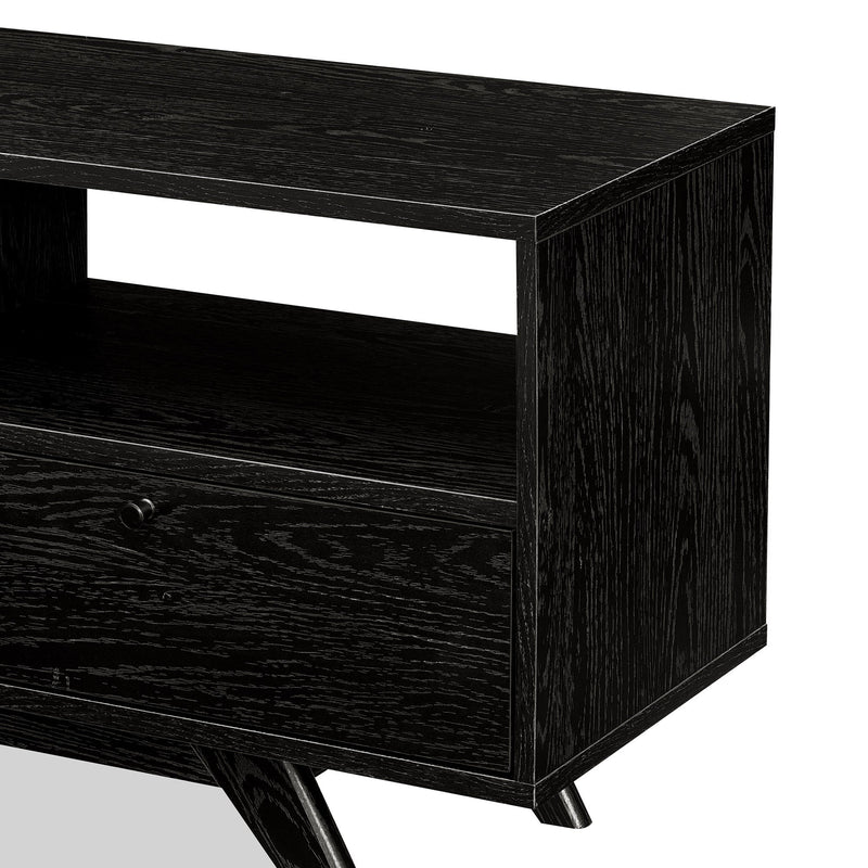 Mid-Century Modern 3-Door TV Stand Walker Edison 