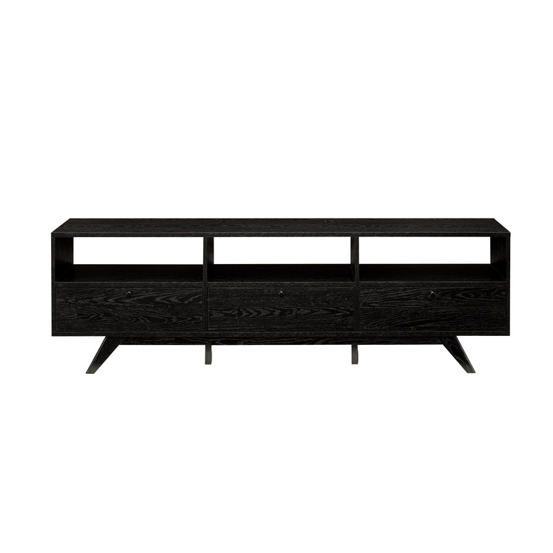 Mid-Century Modern 3-Door TV Stand Walker Edison 