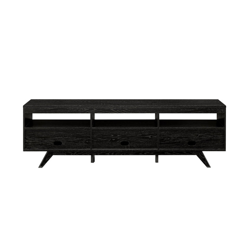 Mid-Century Modern 3-Door TV Stand Walker Edison 