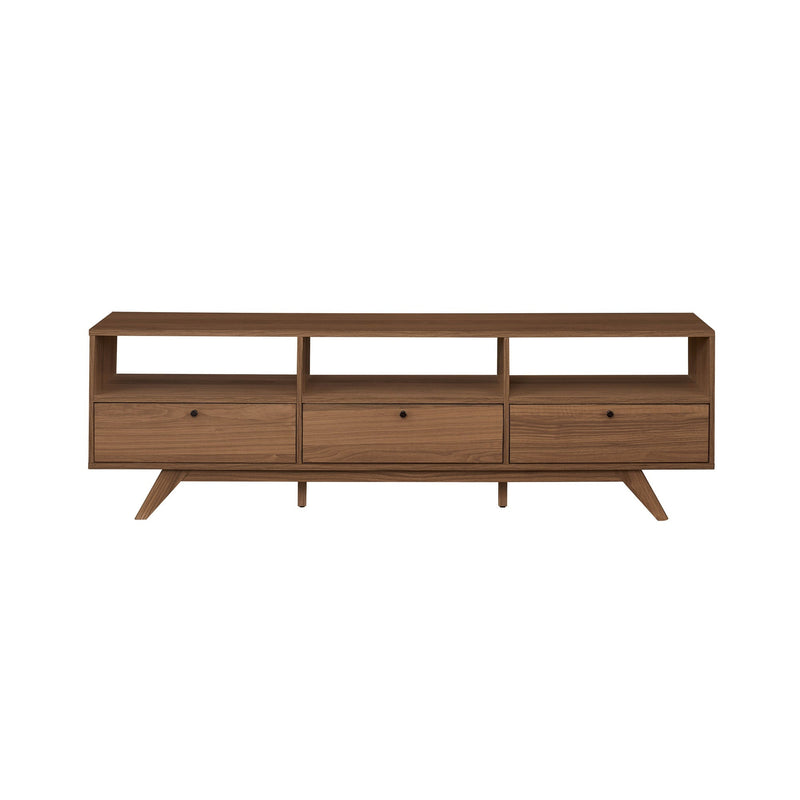 Mid-Century Modern 3-Door TV Stand Walker Edison 