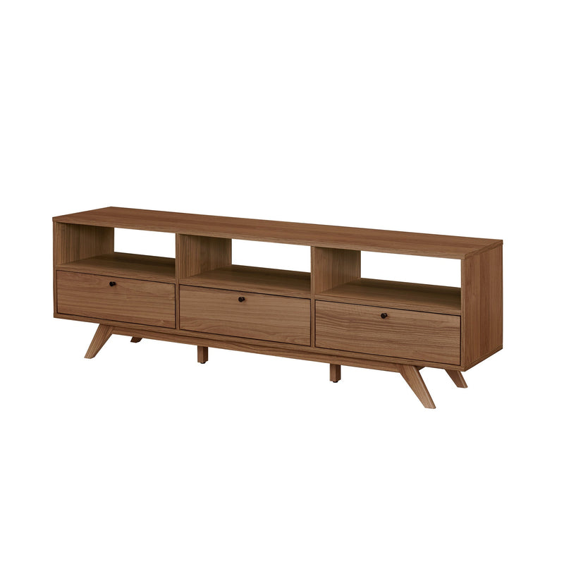 Mid-Century Modern 3-Door TV Stand Walker Edison 
